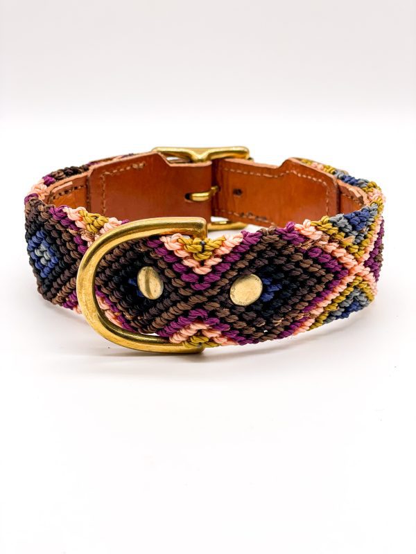 Collar artesanal para perro Jimenez de Peter Walker Shop