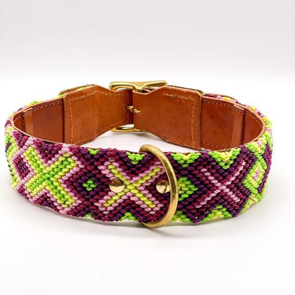 Collar artesanal para perro Claudia de Peter Walker Shop