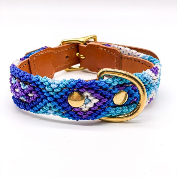 Collar artesanal para perro Conchita de Peter Walker Shop